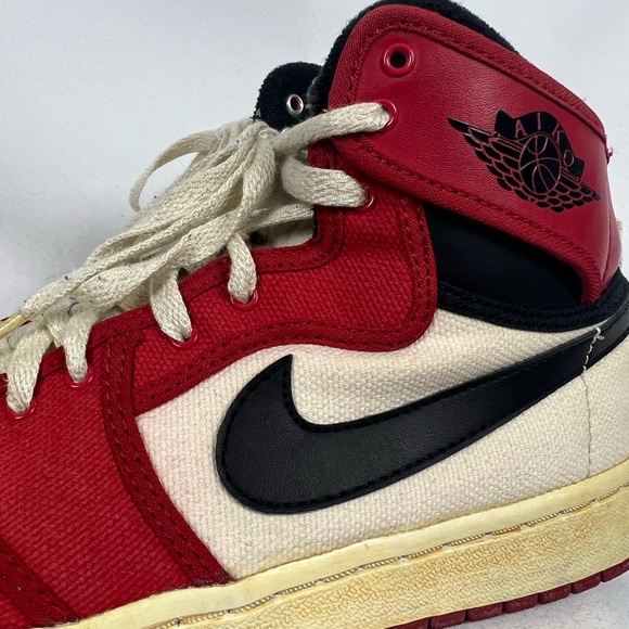 Nike Air Jordan 1 AJKO Retro High 'Chicago' 2010 Mens 9US Canvas/Leather Vintage - Picture 2 of 9